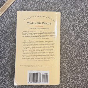 War and peace by Leo Tolstoy